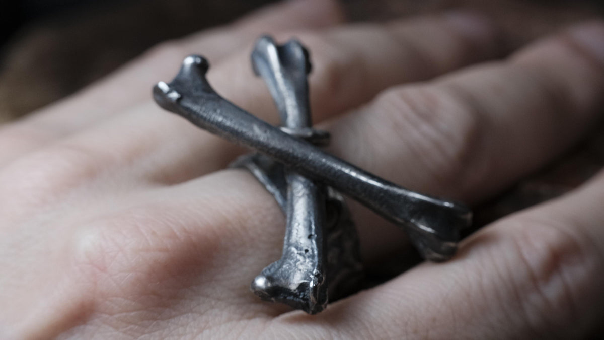 Sterling Silver Crossbones Ring