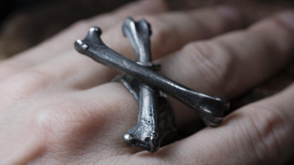 Sterling Silver Crossbones Ring
