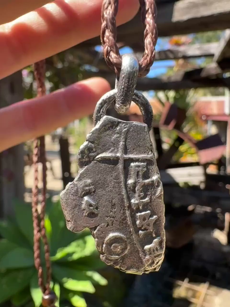 Ancient Assyrian Cuneiform Talisman 2 in Sterling Silver